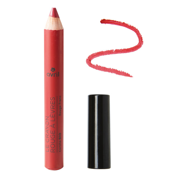 Lipstick pencil - Rouge franc - certified organic