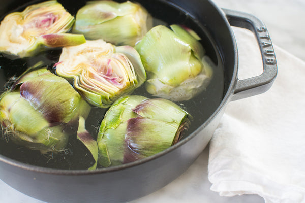 Artichokes Flavoured with Bay Leave